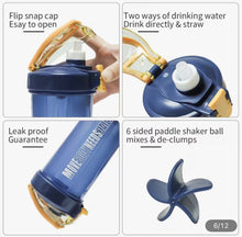Cargar imagen en el visor de la galería, Shaker con popote 550 ml