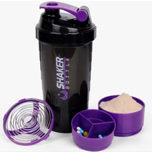 Cargar imagen en el visor de la galería, Shaker con separador para proteína 500 ml