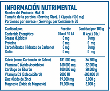 Cargar imagen en el visor de la galería, MAX-D (Vitamina C, Vitamina D y Calcio)