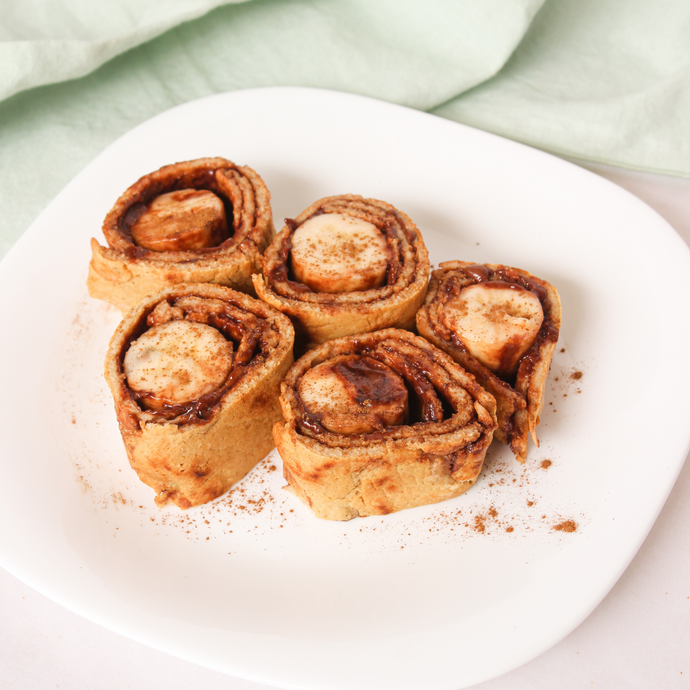 Rollitos de Avena con Plátano