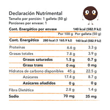 Cargar imagen en el visor de la galería, Galleta sin azúcar Chispas de Chocolate
