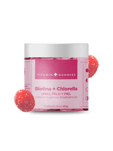 Vitamin Gummies Uñas, Cabello y Piel | Biotina y Chlorella